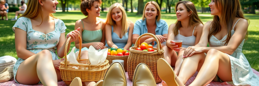 classhostel.ro | Pantofii Bej cu Outfituri pentru Picnic în Natură